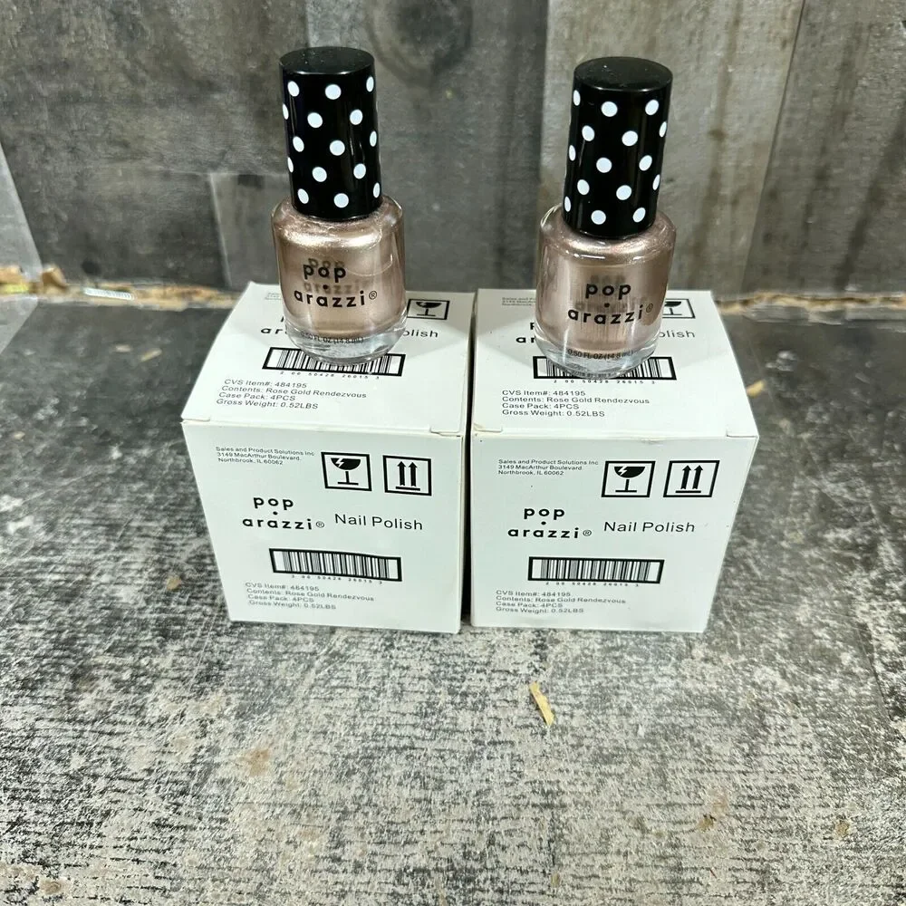8‎ POP-ARAZZI NAIL POLISH Rose Gold Rendezvous